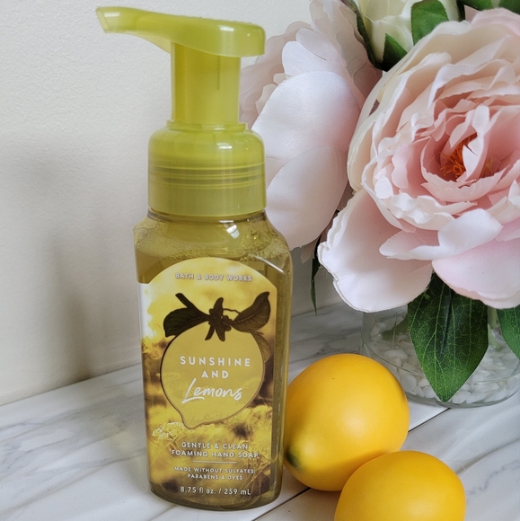 Sunwashed Citrus Body Cream Sunshine & Lemons Foaming Soap Bath & Body Works Nwt - Picture 6 of 6